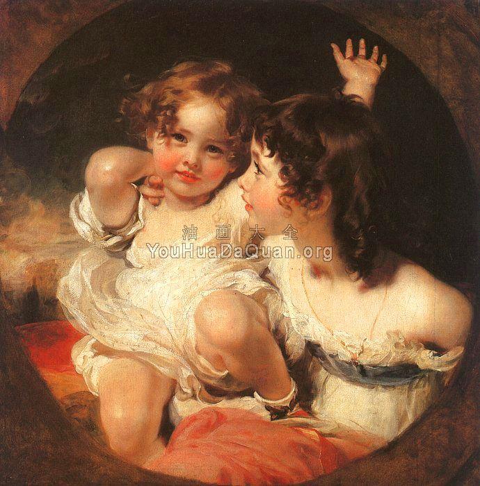 The Calmady Children - 托马斯·劳伦斯爵士